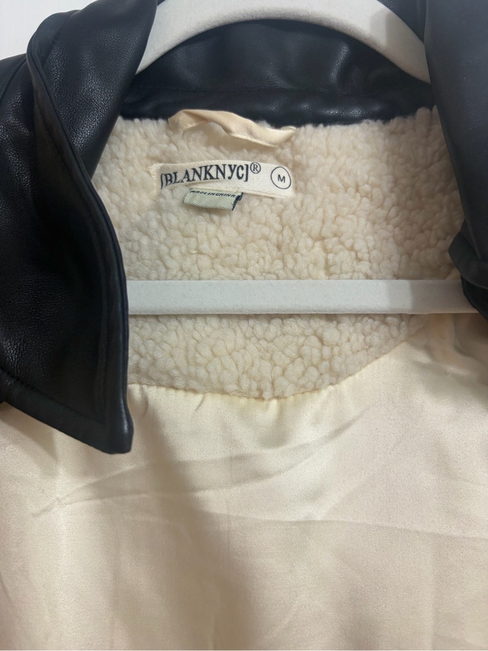 Sherpa Jacket in Mourning Routine
BLANKNYC
Color: Mourning Routine - Picture 3 of 5